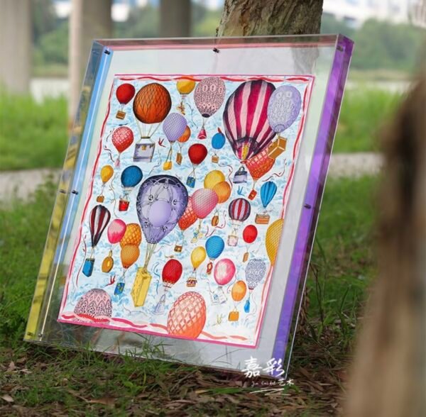 Acrylic Silk Scarf Frame
