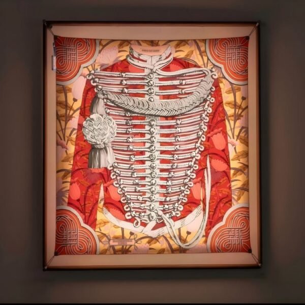 Max version, Scarf Hanging Device With Backlight, Suitable for Hermès LV Chanel 90 Size Scarves