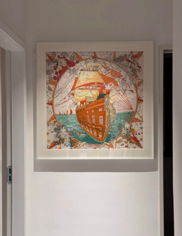 DIY Silk Scarf Frame Magnetic And Non-Destructive