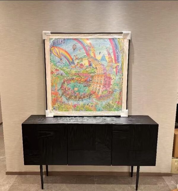 DIY Scarf Mounting Solid Wood Frame